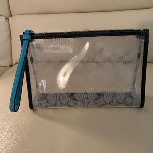 Coach Clear Cosmetic Bag